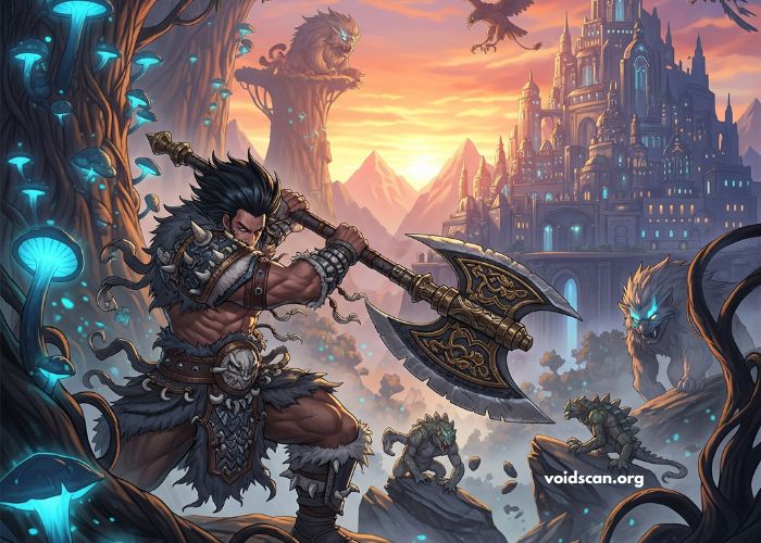 Barbarian’s Adventure in a Fantasy World